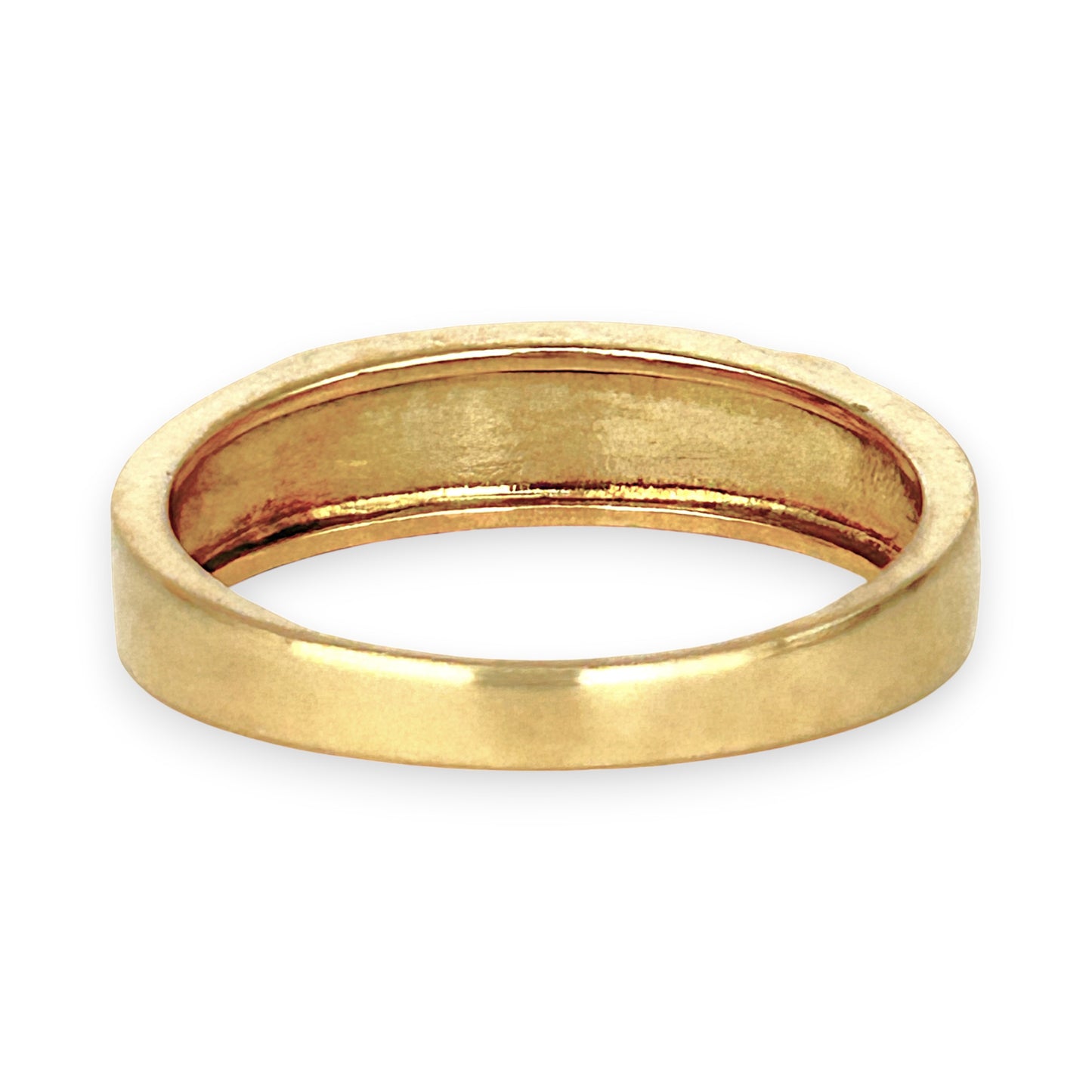 GOLD DEAL | 9ct (9K) Gold Vintage Mesh Band Ring Size U