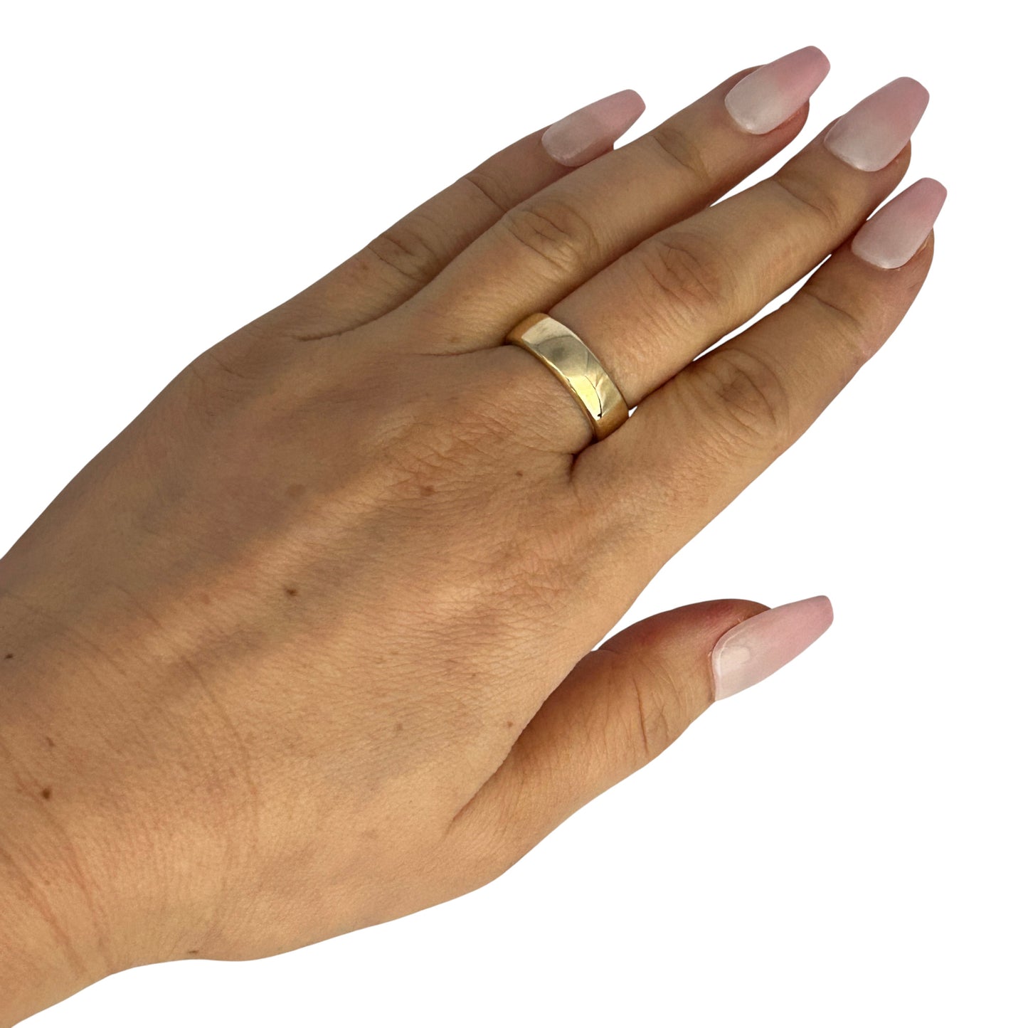 GOLD DEAL | FLASH SALE 9ct (9K) Gold Minimal Luxe Solid Band Size N