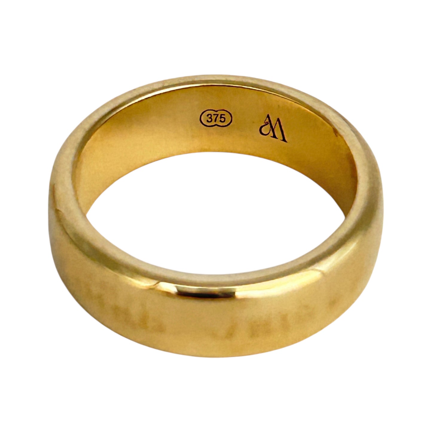 GOLD DEAL | FLASH SALE 9ct (9K) Gold Minimal Luxe Solid Band Size N