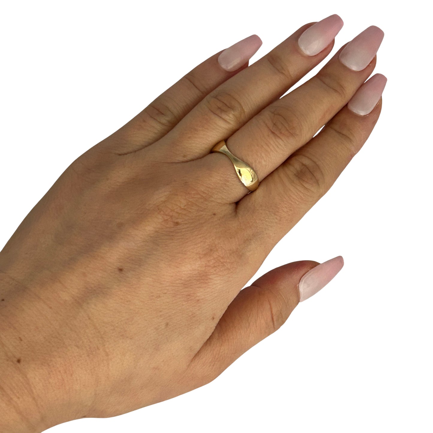 GOLD DEAL | AUS 9ct (9K) Gold Auric Flow Ring Size N