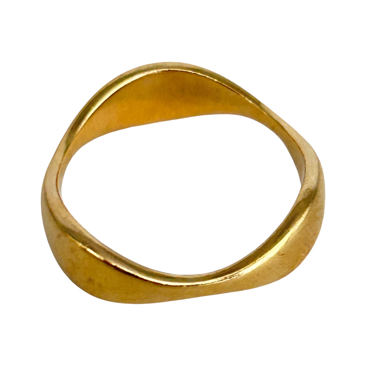 GOLD DEAL | AUS 9ct (9K) Gold Auric Flow Ring Size N