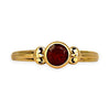 GOLD DEAL | 9ct (9K) Gold Timeless Garnet Halo Ring Size R