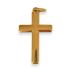 GOLD DEAL | 9ct Gold Flat Cross Bevel Edge Pendant