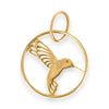 GOLD DEAL | 9ct (9K) Gold Whispering Hummingbird Pendant
