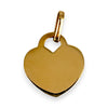 GOLD DEAL | 9K Gold Smooth-Faced Heart Pendant