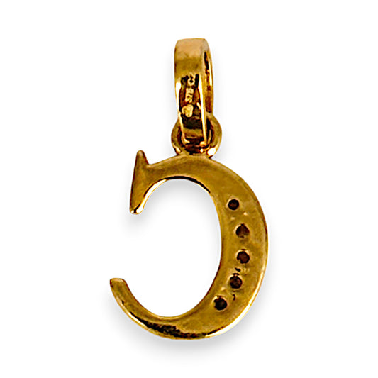 GOLD DEAL | 9K Gold Chérie C Pendant, As New