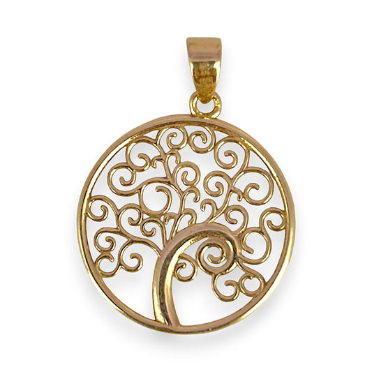 9ct Gold Tree of Life Pendant. R # 981