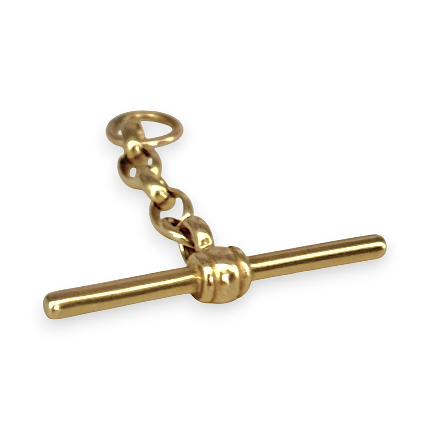 9ct Gold T-Bar Pendant. R # 986