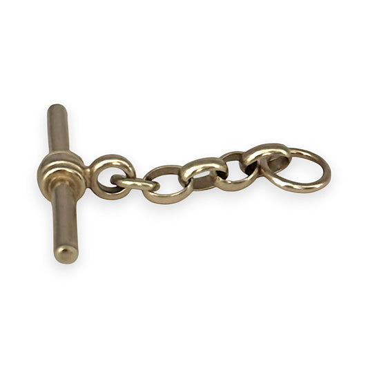 9ct Gold T-Bar Pendant. R # 986
