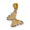GOLD DEAL | 9ct (9K) Y/W Gold Two Tone Elegant Butterfly Pendant Refurbished