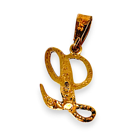 GOLD DEAL | 9K Gold Lovely L Pendant, As New