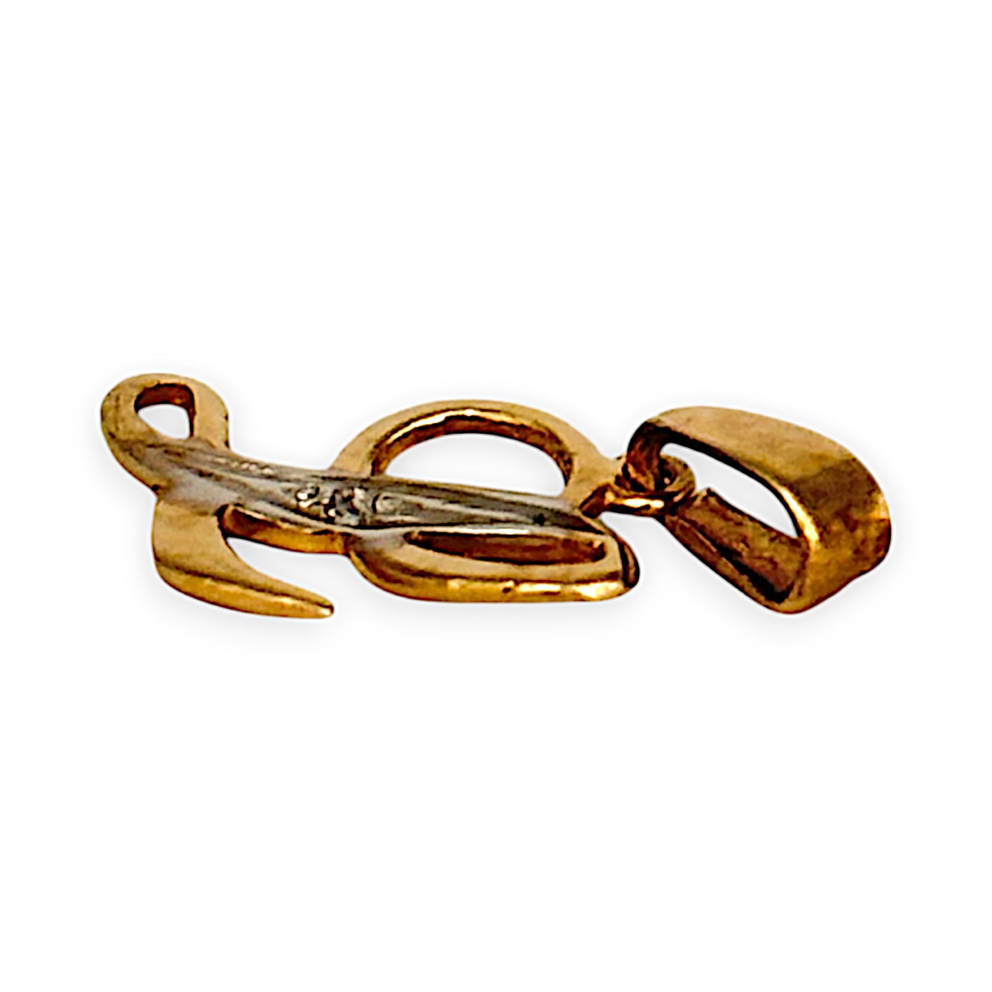 GOLD DEAL | 9K Gold Lovely L Pendant, As New