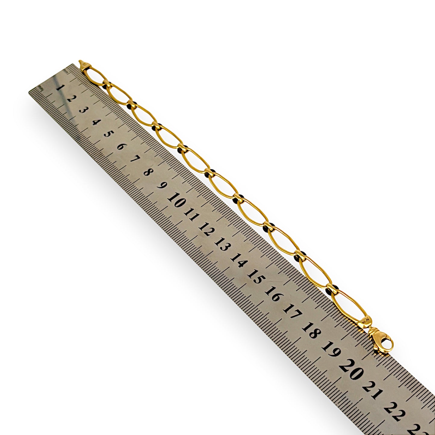 GOLD DEAL | 9ct (9K) Gold 20cm Signature Marquise Link Bracelet