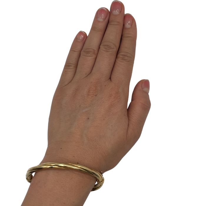 Gold Rope Bangle