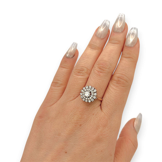 NZGD | 18ct Gold Diamond Bloom Ring Valuation $5,750