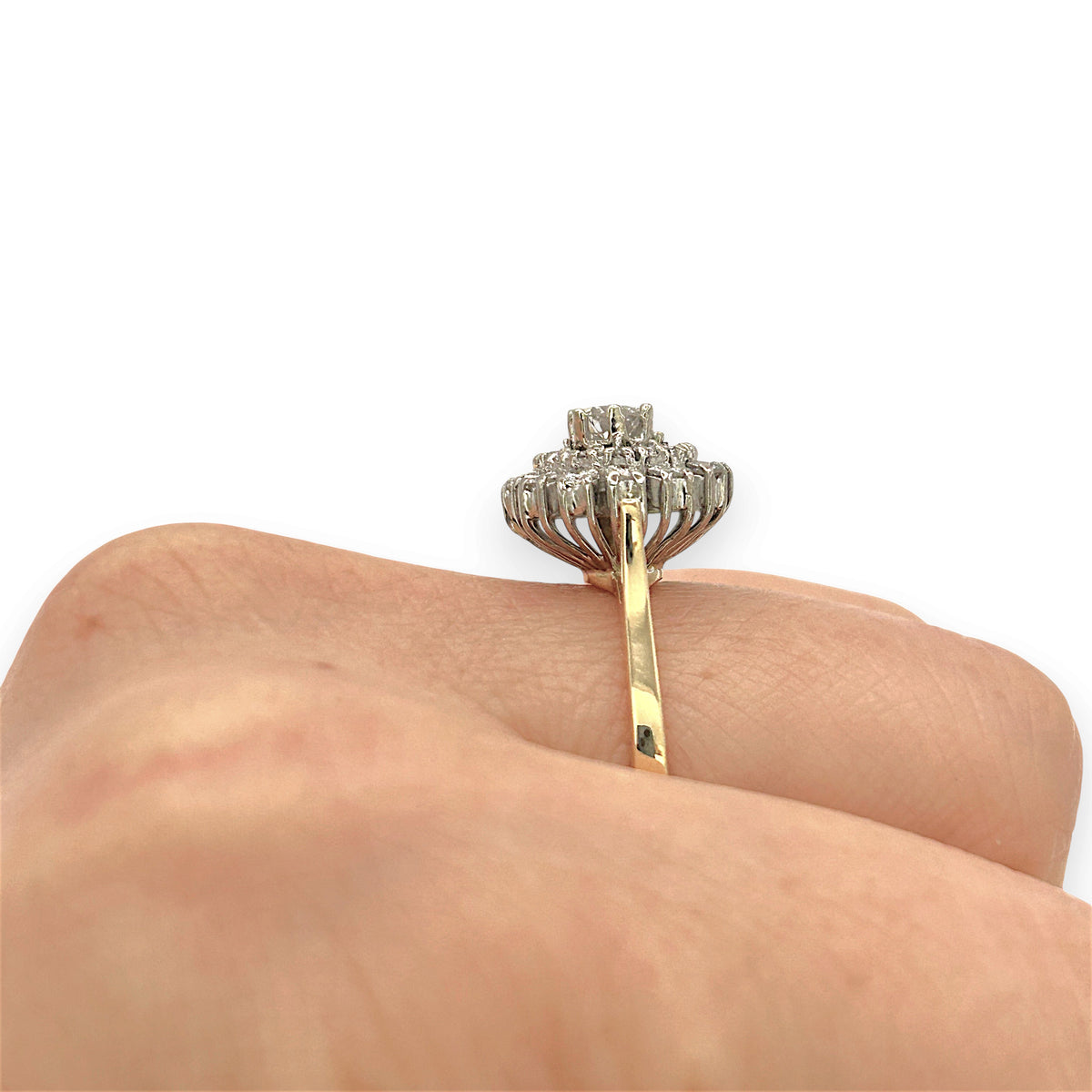NZGD | 18ct Gold Diamond Bloom Ring Valuation $5,750