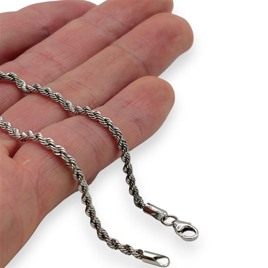 NZGD | 10K White Gold Michael Hill Riviera Rope Bracelet 19cm