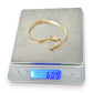 9ct Gold Snake Bracelet Length 18cm As New. R # 1000