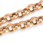 GOLD DEAL | 9ct (9K) Gold Refurbished Vintage Belcher 18cm Bracelet with Heart Padlock