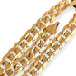 GOLD DEAL | 9ct (9K) Gold Refurbished Soft Edge Cuban Link Bracelet 21.5cm