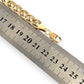 GOLD DEAL | FLASH SALE 9ct (9K) Gold Refurbished 7.9mm Double Curb Link 22cm Bracelet