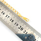 GOLD DEAL | 9ct (9K)  Gold Refurbished ID Flat Curb Bracelet Length 20cm