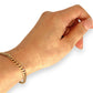 GOLD DEAL | FLASH SALE 9ct (9K) NZ Gold Refurbished Flat Curb Link Bracelet 19cm, 4.4mm wide