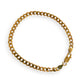 GOLD DEAL | FLASH SALE 9ct (9K) NZ Gold Refurbished Flat Curb Link Bracelet 19cm, 4.4mm wide
