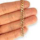 GOLD DEAL | FLASH SALE 9ct (9K) NZ Gold Refurbished Flat Curb Link Bracelet 19cm, 4.4mm wide
