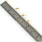GOLD DEAL | 9ct Gold Oval Link Bracelet with 3 Charms Length 19cm