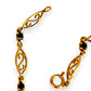 GOLD DEAL | FLASH SALE 9ct (9K) Gold 18cm Serenova Link & Sapphire Bracelet