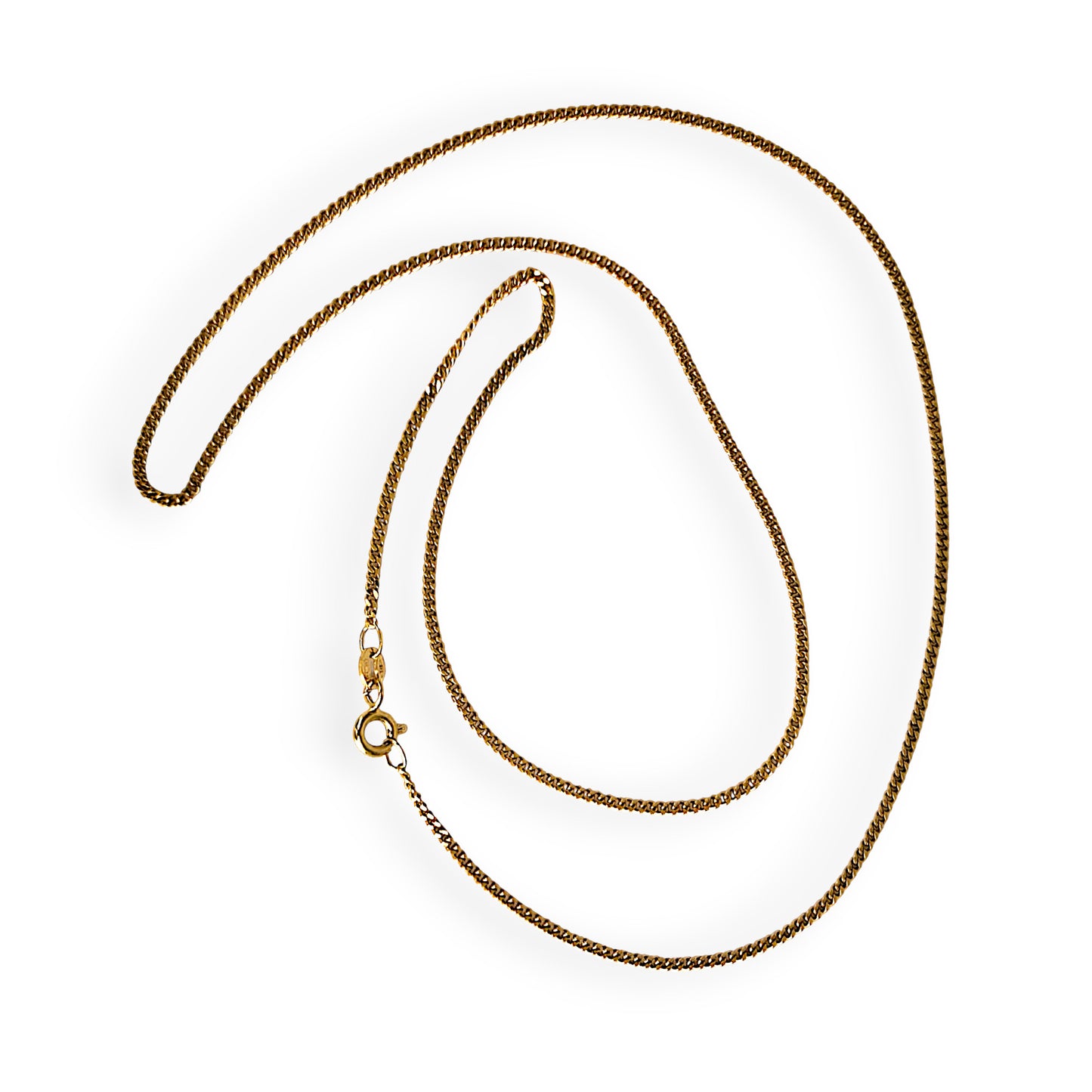 GOLD DEAL | 9ct (9K) Gold Soft Feel Rounded Curb Link 50cm Chain