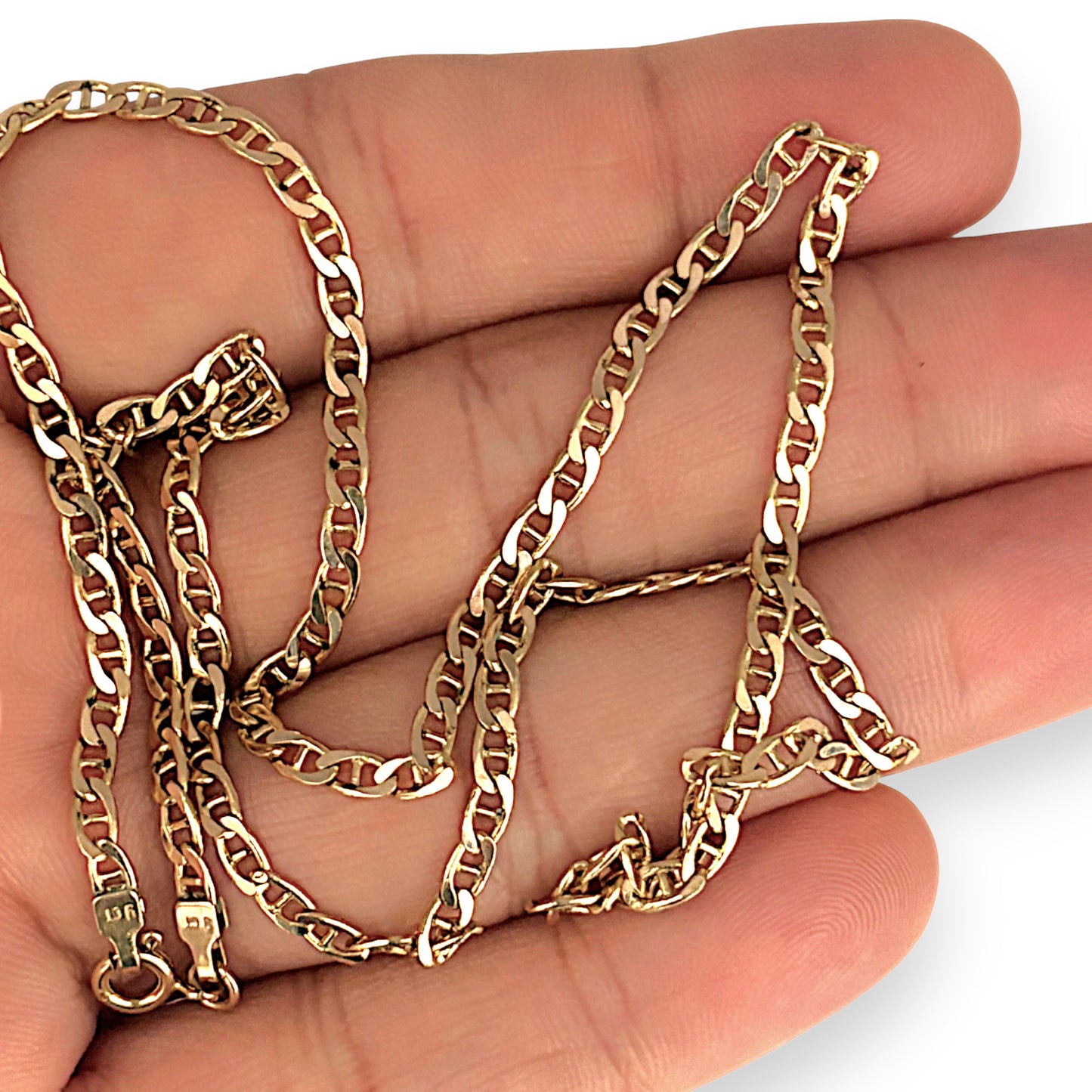 GOLD DEAL | 9ct (9K) Gold Mariner 50cm Chain Refurbished