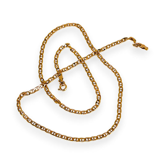 GOLD DEAL | 9ct (9K) Gold Mariner 50cm Chain Refurbished