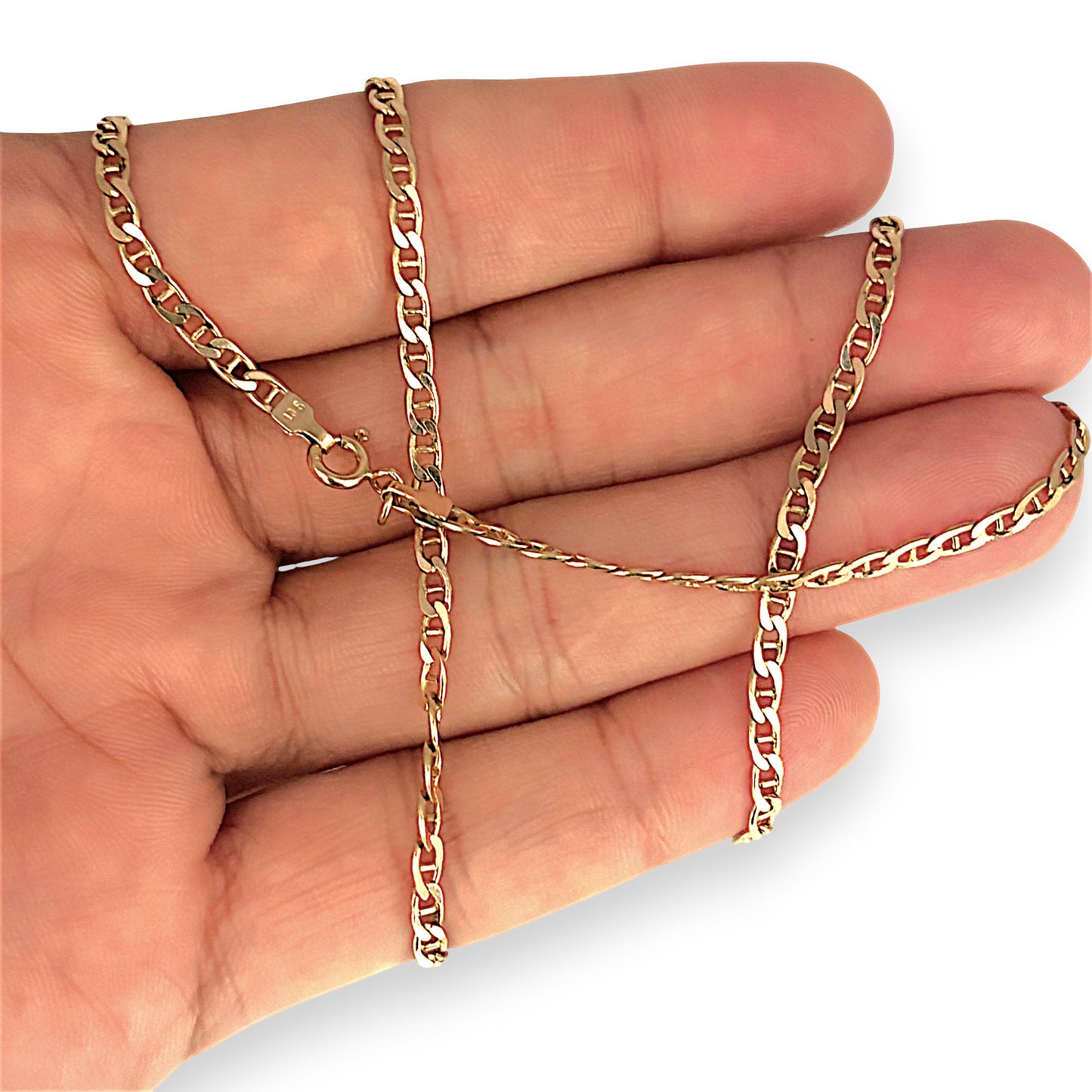 GOLD DEAL | 9ct (9K) Gold Mariner 50cm Chain Refurbished