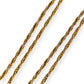 GOLD DEAL | 9ct (9K) Gold Spiraled Brilliance Twist 54cm Chain Refurbished