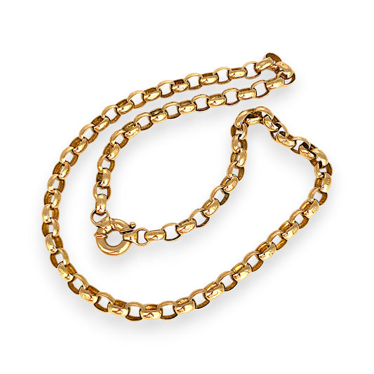 GOLD DEAL | 9ct (9K) Gold Imperial Loop Belcher Chain 50cm - Stunning Investment