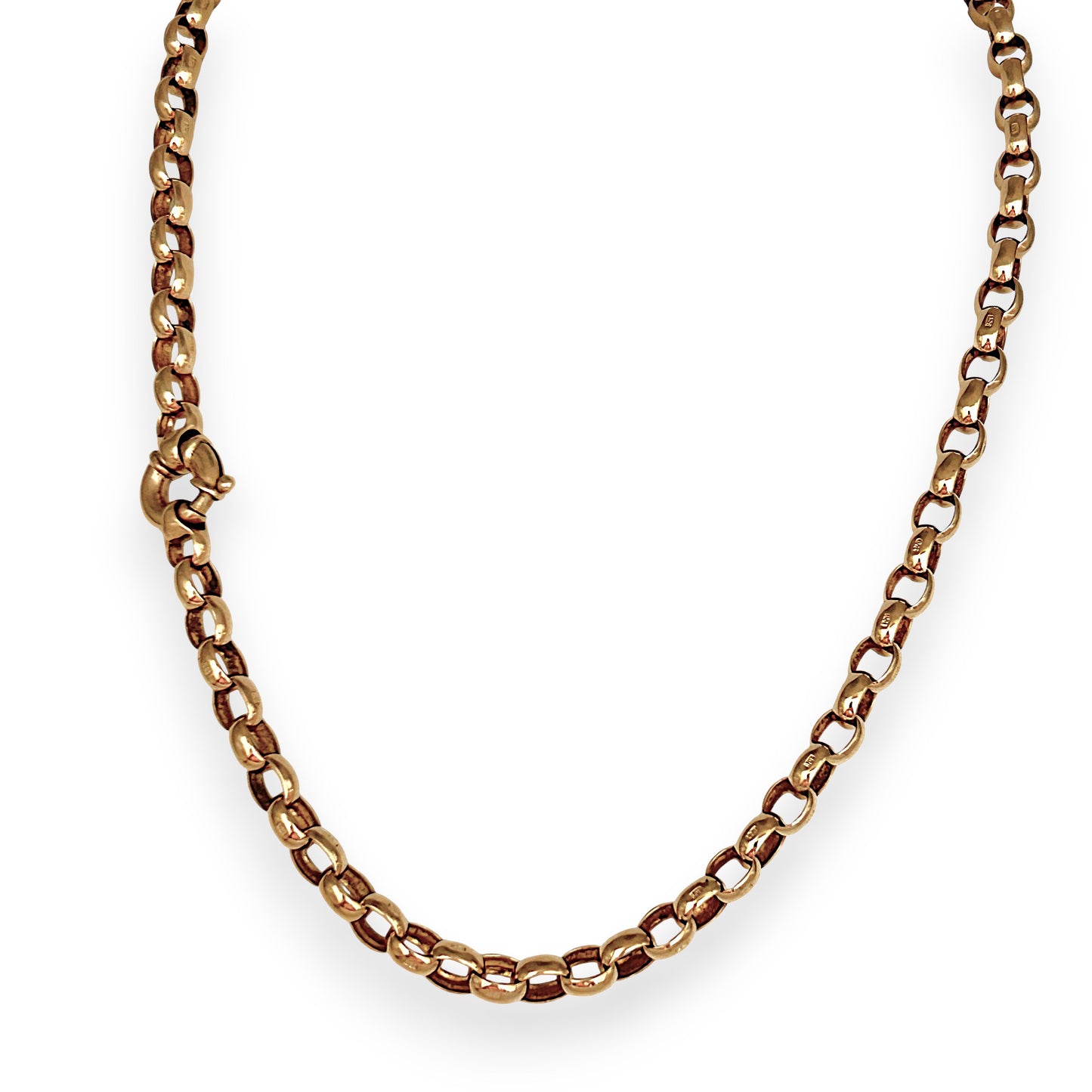GOLD DEAL | 9ct (9K) Gold Imperial Loop Belcher Chain 50cm - Stunning Investment