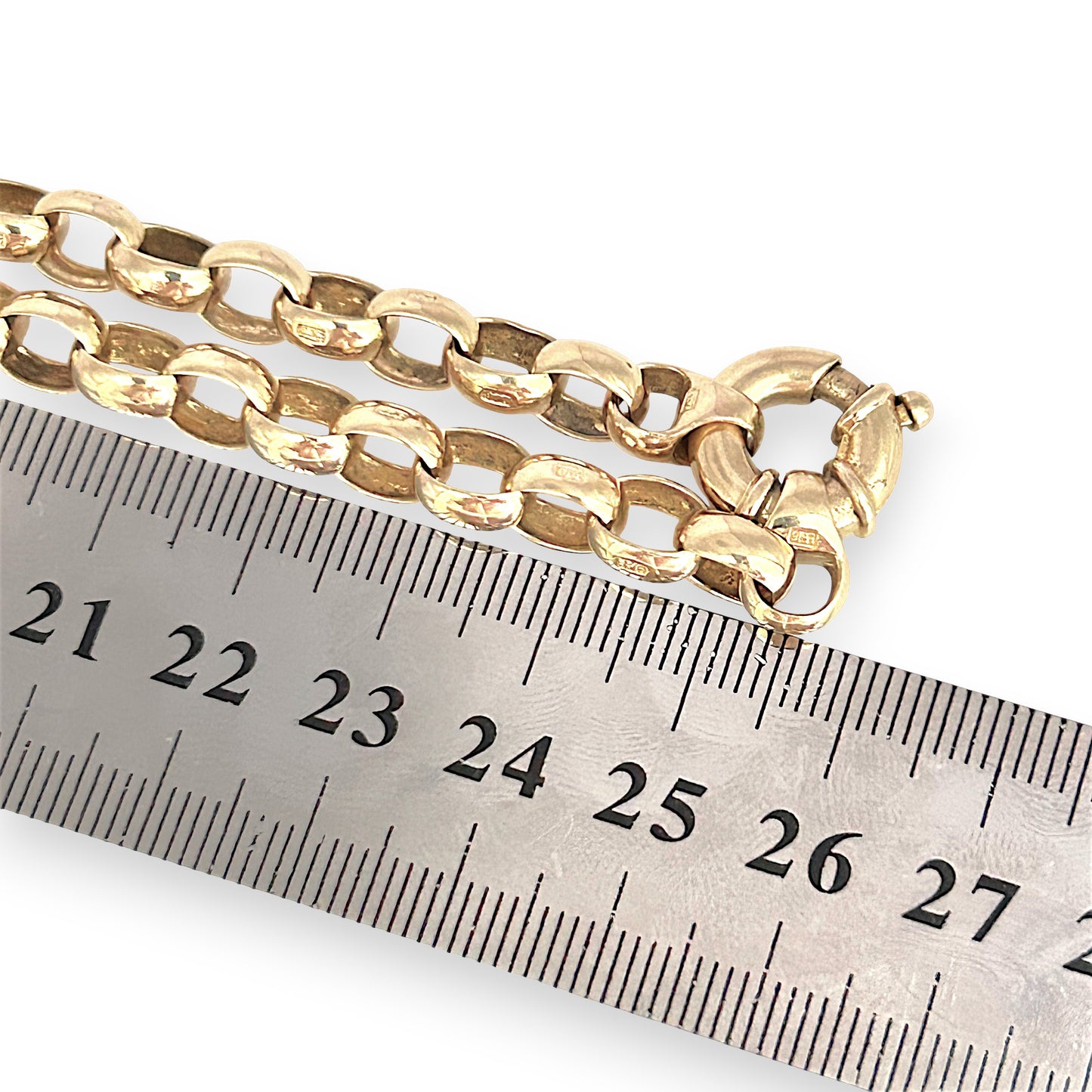 GOLD DEAL | 9ct (9K) Gold Imperial Loop Belcher Chain 50cm - Stunning Investment