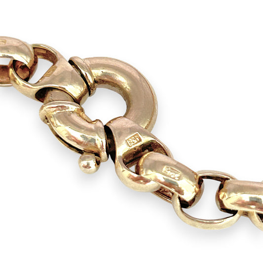 GOLD DEAL | 9ct (9K) Gold Imperial Loop Belcher Chain 50cm - Stunning Investment