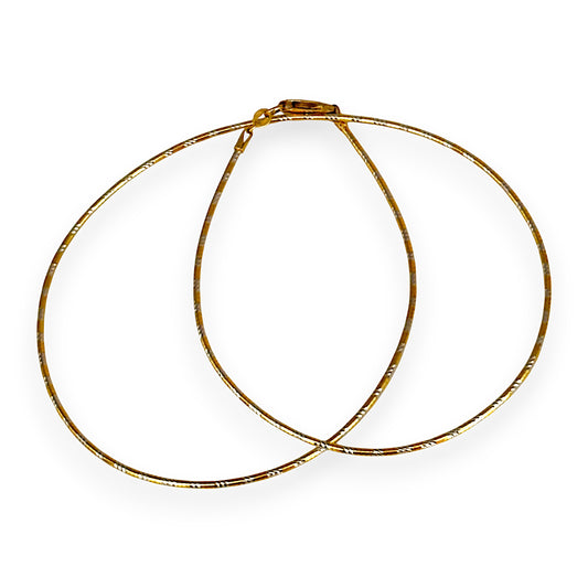 GOLD DEAL | 18ct (18K) Y/W Gold Two Tone Fine Cord Chain Length 36cm