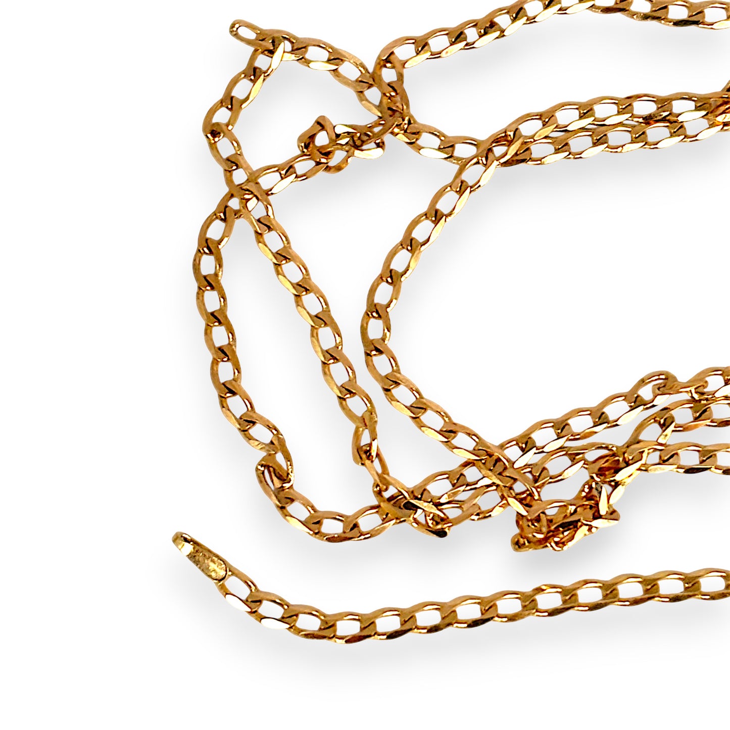 GOLD DEAL | 9ct (9K) Gold Opulent Oval Link 70cm Chain Refurbished