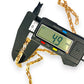 GOLD DEAL | 9ct (9K) Gold Commanding Crossover Link 55cm Chain