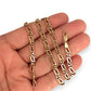 GOLD DEAL | 9ct (9K) Gold Commanding Crossover Link 55cm Chain
