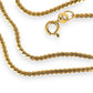 GOLD DEAL | FLASH SALE 9ct (9K) Gold Silken Snake 47cm Chain NZ