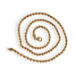 9ct Gold Rope Chain Length 50cm. R # 1031