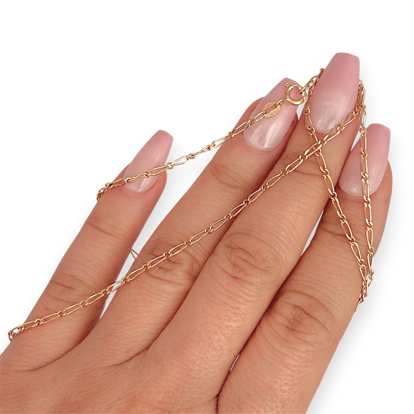 GOLD DEAL | 9ct (9K) Gold 1 - 1 Forever Figaro 49cm Chain