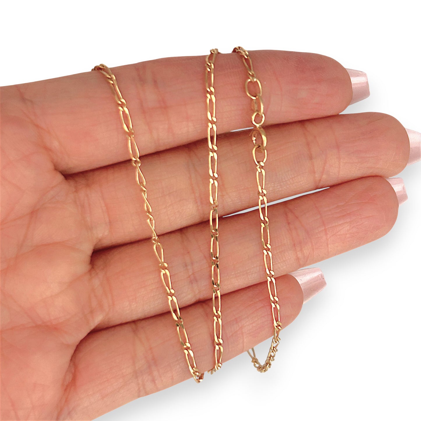 GOLD DEAL | 9ct (9K) Gold 1 - 1 Forever Figaro 49cm Chain