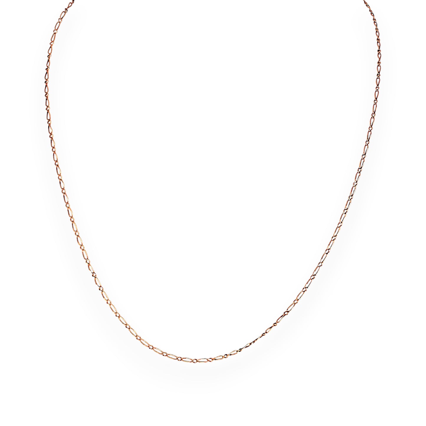GOLD DEAL | 9ct (9K) Gold Slimline 1 - 1 Figaro 43cm Chain