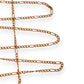 GOLD DEAL | 9ct (9K) Gold Graceful 5 - 1 Figaro 51cm Chain Refurbished